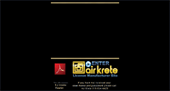 Desktop Screenshot of airkrete.org