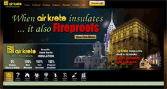 Desktop Screenshot of airkrete.com